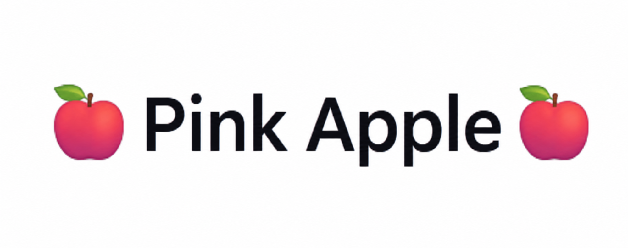 PINK APPLE logosu